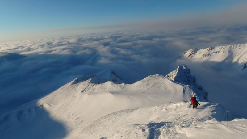 雲海が広がる、良い眺めです